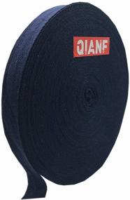 img 3 attached to QIANF Multiple Color 3/8 Inch Twill Tape Ribbon - 40 Yards Roll Webbing Herringbone Tape for Clothing, Sewing Crafts, Navy