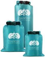 🎒 toadfish premium waterproof drybag 3-pack: ultimate protection for your gear! логотип