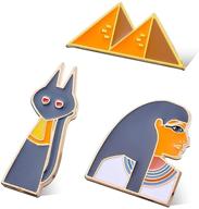versatile pyramid pins: enamel cartoons for jackets, backpacks, hats! pin collection set for clothing, bulletin boards, bags & more! logo