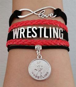 img 3 attached to Wrestling Bracelet Jewelry Leather Infinity