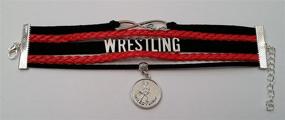 img 2 attached to Wrestling Bracelet Jewelry Leather Infinity