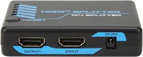 img 3 attached to 📺 Enhance Your Media Viewing with the Rosewill RCHS-18007 1x4 HDMI Splitter!