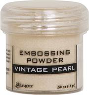 🔮 vintage pearl embossing powder for rangers logo