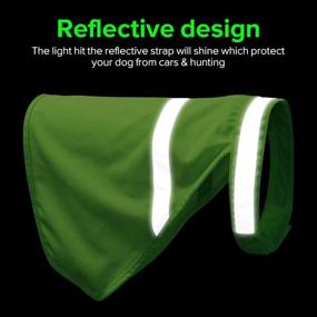 img 3 attached to 🐶 BSEEN Reflective Dog Vest - High Visibility Jacket with Adjustable Strap & Lightweight Design to Ensure Your Dog's Safety around Cars & during Hunting