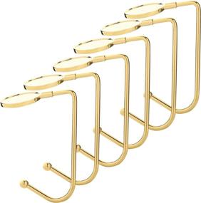 img 4 attached to 🎄 Sunshane 6-Piece Gold Christmas Stocking Holders: Stylish Mantel Hooks for Securely Hanging Stockings, Perfect for Christmas Party Décor