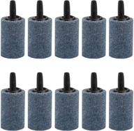 🐠 pawfly 10 pieces of 1.2 inches air stone cylinder bubble diffuser airstones for aquarium fish tank pump logo