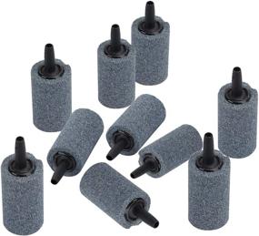 img 3 attached to 🐠 Pawfly 10 Pieces of 1.2 Inches Air Stone Cylinder Bubble Diffuser Airstones for Aquarium Fish Tank Pump