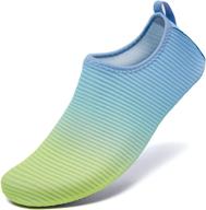 racqua barefoot water quick dry gradient logo