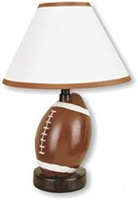 img 1 attached to Brown Ceramic Football Lamp by ORE International 604FT-N