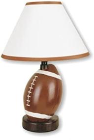 img 2 attached to Brown Ceramic Football Lamp by ORE International 604FT-N