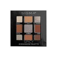 усили свой образ с палеткой теней sigma beauty spicy. логотип