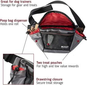 img 3 attached to 🐶 Leashboss Trainer Pack XL Dog Walking Fanny Pack | 2 Training Treat Pouches Included | 3L Capacity Storage and Waste Bag Dispenser