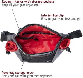 img 1 attached to 🐶 Leashboss Trainer Pack XL Dog Walking Fanny Pack | 2 Training Treat Pouches Included | 3L Capacity Storage and Waste Bag Dispenser