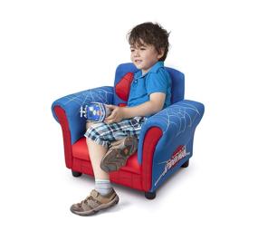 img 3 attached to 🕷️ Marvel Spider-Man Delta Children Figural Upholstered Chair
