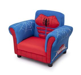 img 1 attached to 🕷️ Marvel Spider-Man Delta Children Figural Upholstered Chair