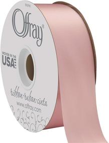 img 3 attached to 🎀 Berwick Offray 1.5-inch Wide Double Face Satin Ribbon, Blush Pink Color, 50 Yards