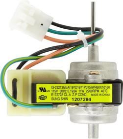 img 1 attached to ⚙️ GE WR60X10168 OEM Condenser Fan Motor Assembly for GE Refrigerator - Genuine Quality