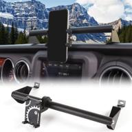 📱 jecar for jl dash phone holder: secure mount for 2018-2021 jeep wrangler jl & unlimited jlu, 2020-2021 jeep gladiator jt truck logo