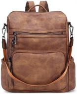 🎒 cluci fashion leather designer backpack purse for women - large travel shoulder bags with tassel logo