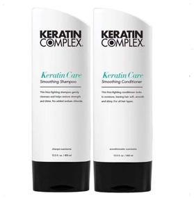 img 1 attached to 🛀 Keratin Complex Care Shampoo & Conditioner 13.5 oz each DUO - Ultimate Hair Care Combo for Nourishing and Strengthening Every Strand