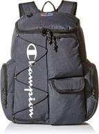 champion mens utility backpack black logo