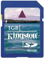 kingston 1gb sd memory card - sdgb1kr logo