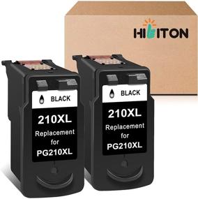 img 4 attached to HibiTon Remanufactured Replacement PG 210XL Black