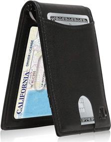 img 4 attached to Streamlined and Stylish: Slim Bifold Wallets for Men - Essential Men's Accessories