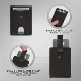 img 1 attached to Streamlined and Stylish: Slim Bifold Wallets for Men - Essential Men's Accessories