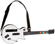🎸 white wireless guitar for wii guitar hero and rock band games (excluding rock band 1) with improved seo logo