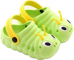 img 1 attached to 👦 Cute Cartoon Andesireone Toddler Sandals: Perfect Slipper for Boys and Girls
