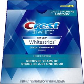 img 2 attached to 💎 Crest 3D 1 Hour Express White Strips Dental Teeth Whitening Kit - Lasting 9 Months & Beyond!