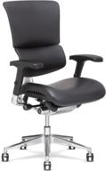 🪑 black leather x4 leather executive chair by x chair logo