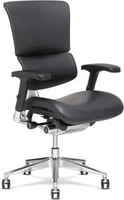 img 4 attached to 🪑 Black Leather X4 Leather Executive Chair by X Chair