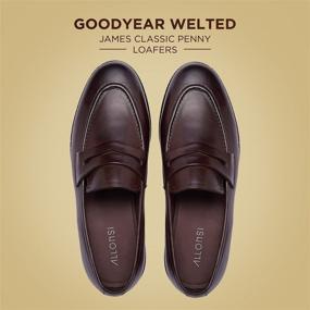 img 3 attached to 👞 Allonsi: Fine Handcrafted Men's Shoes and Loafers with Genuine Goodyear Comfort