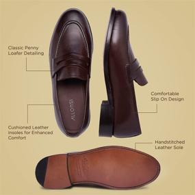 img 2 attached to 👞 Allonsi: Fine Handcrafted Men's Shoes and Loafers with Genuine Goodyear Comfort