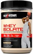 💪 whey protein isolate powder for effective muscle gain and recovery | six star 100% whey isolate, vanilla flavor - 20 servings logo