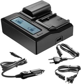 img 3 attached to 🔋 Neewer Dual LCD Battery Charger for Canon LP-E6 Batteries - Compatible with Canon 7D, 6D, 5D II, III, 5Ds R, 70D, 60D, 6D & 80D (US Plug + EU Plug + Car Charger Adapter)