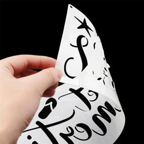 img 1 attached to Crafting with Ease: Stencils Painting Reusable Verticals for Perfect Artwork