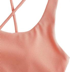 img 2 attached to ZAFUL Bralette Swimsuit Spaghetti Straps Low