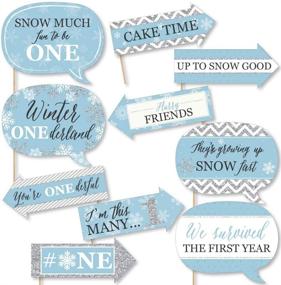 img 4 attached to Funny ONEderland Snowflake Wonderland Birthday