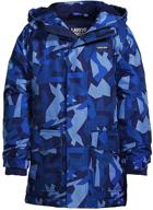 🧥 waterproof winter parka for boys by lands' end squall logo