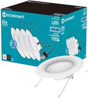 🌞 улучшите свое пространство с набором ecosmart daylight integrated recessed 4 pack логотип