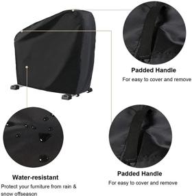 img 2 attached to 🚲 Waterproof Dustproof Exercise Bike Cover - Upright & Indoor Cycling Protector for Stationary and Recumbent Peloton Bicycles. Perfect Outdoor Protection