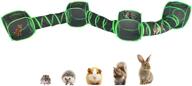 🏡 heyhome 7 in 1 compound pet play tunnel house: ultimate indoor/outdoor cat, dog & rabbit playpen логотип