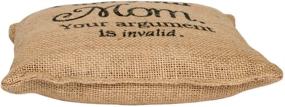 img 1 attached to Country House Collection Primitive Burlap Bedding for Decorative Pillows, Inserts & Covers