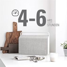 img 1 attached to 🎵 Vifa Copenhagen 2.0 - Bluetooth Speaker, Nordic Design, Ideal Portable Wireless Speaker for Apple iPhone iOS and Samsung Android (Pebble Grey)