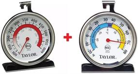 img 1 attached to 🌡️ Taylor Precision Products Classic Series Large Dial Thermometer: Accurate Measurements for Freezer, Refrigerator, and Oven