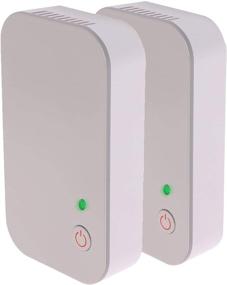 img 3 attached to ✨ Cleario Negative Ion Generator [2-Pack] – Filterless Ionizer for Air Purification – Plug-in Odor Absorber & Deodorizer for Home, Office, Travel - Compact Modern Design