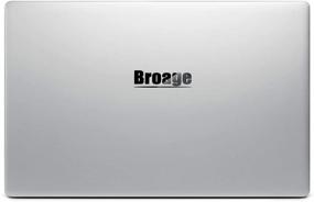 img 1 attached to 🖥️ BROAGE 15.6" FHD Lightweight Laptop Computer - Intel Celeron N4020, 4GB RAM, 64GB eMMC, Windows 10 Home - Perfect for Online Classes!